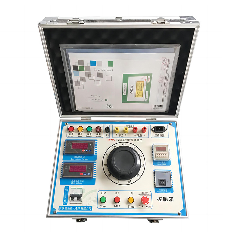 Digital frequency withstand voltage test control box