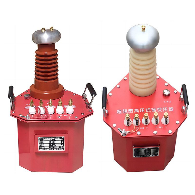 Ultra lightweight AC/DC dual-purpose high-voltage test transformer