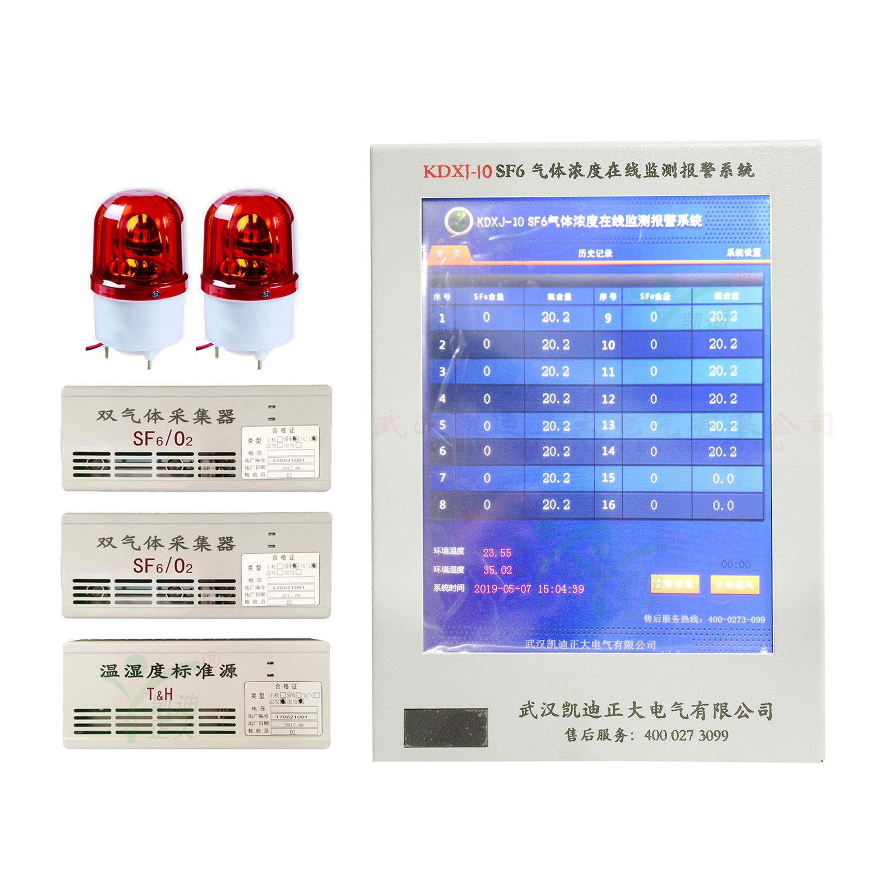 KDXJ-10 SF6 Gas Concentration Online Monitoring and Alarm System