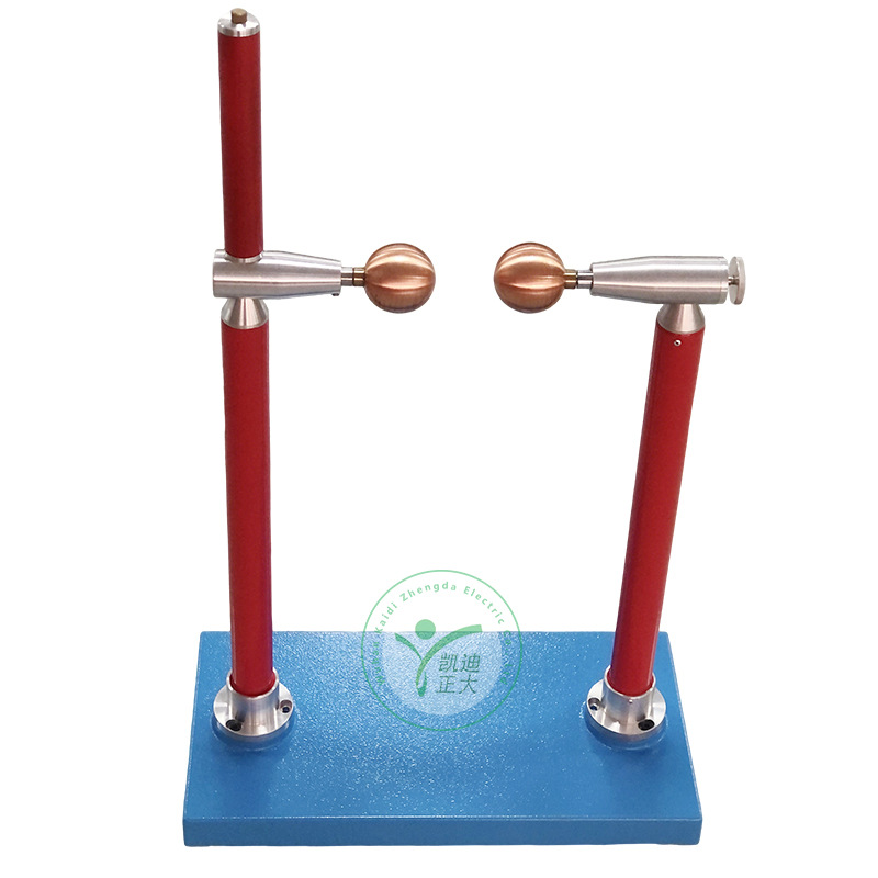 Discharge ball gap pressure gauge