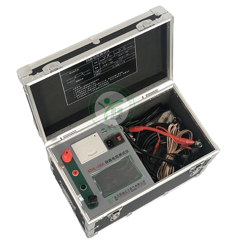 KDHL-100A: High-Precision 100A Contact Resistance Tester with Touchscreen & Data Management