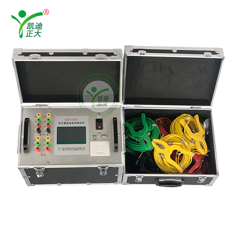 KDZRS-20A Transformer Three-Phase DC Resistance Tester (With Demagnetization Function)