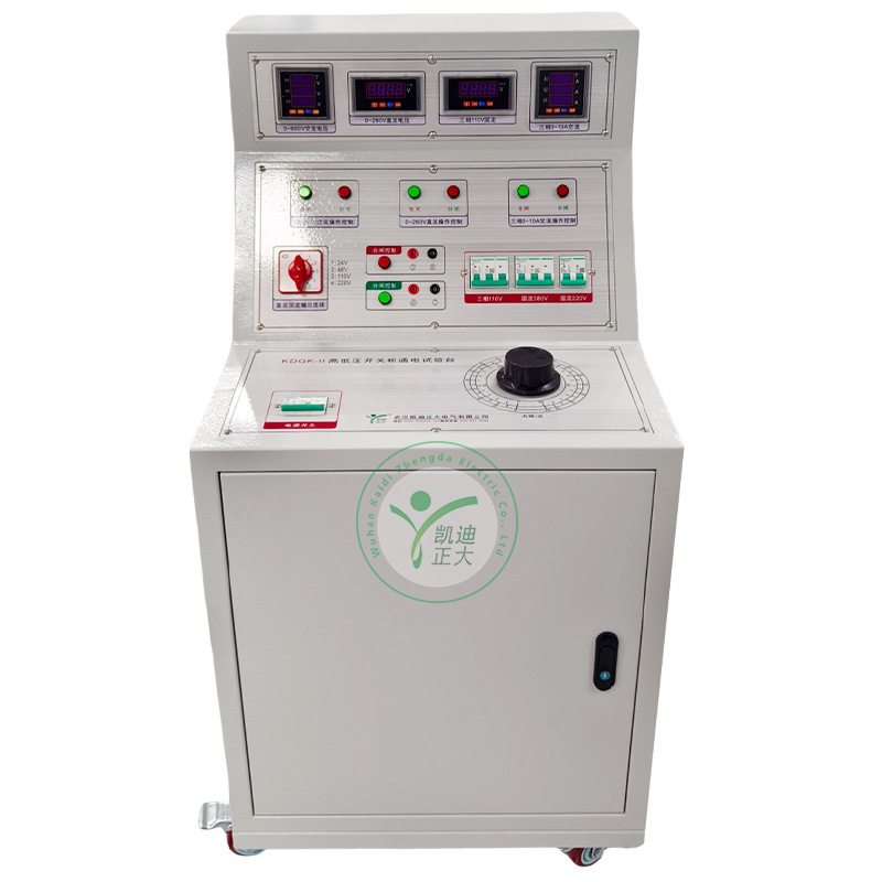 High and low voltage switchgear test bench, switchgear power on test bench, switchgear test power on