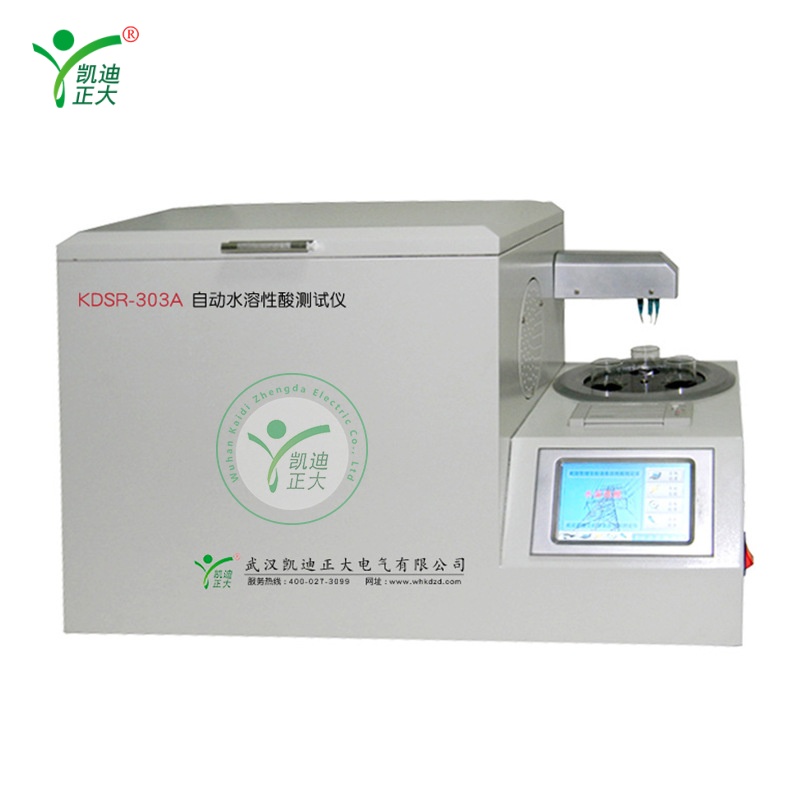 KDSR-303A Automatic Water-Soluble Acid Tester for insulating oil analysis.